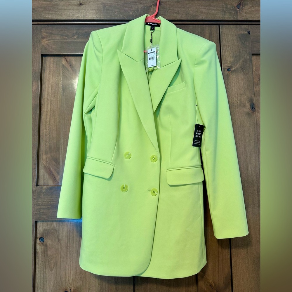 Express Double Breasted Hourglass Blazer